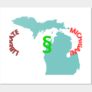 LIBERATE MICHIGAN Posters and Art